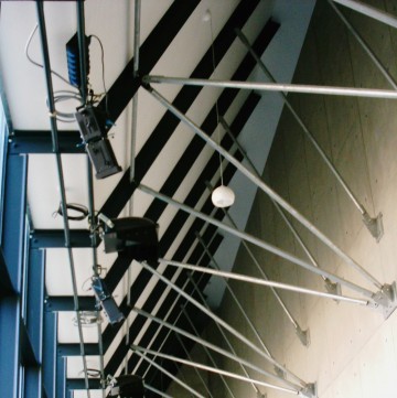 Steel structure of  Burgtheater Bautzen